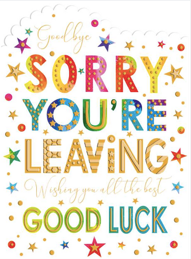 Sorry You're Leaving