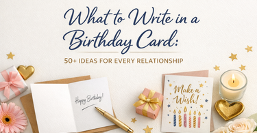 What to Write in a Birthday Card: 50+ Ideas for Every Relationship