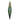Matt Emerald Green w Peacock/Gold Sequins Glass