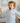 Bear Print Blue Romper – Long Sleeve Baby Boy Romper: 0-3M