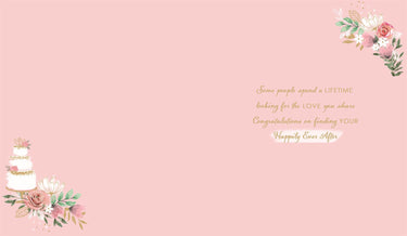 Wedding Card - Gold Hoop