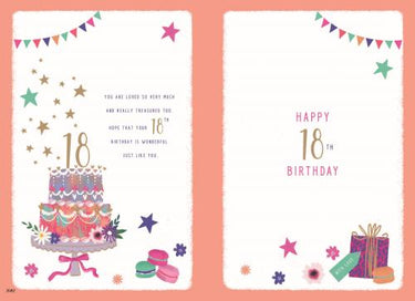 DAUGHTER 18TH BIRTHDAY CARD - ICG