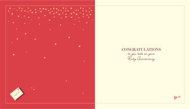 Anniv 40th Ruby Card