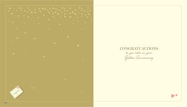 Anniversary 50th Golden Card