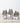 LED Speckled White House Deco, 14.5cm