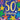 50th Birthday - Blue Stars