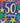 50th Birthday - Blue Stars