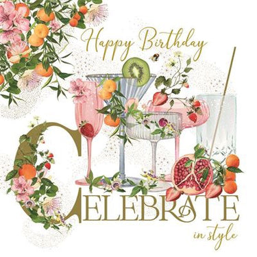 Birthday Card - Birthday Cocktails