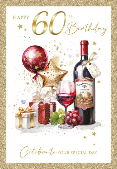 60th Male Birthday - Wine