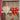 XMAS METAL GINGERBREAD REPEAT HEART HANGER 2 ASSTD RED OR WHITE###