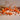PUMPKIN BURNT ORANGE SHEARLING FABRIC GARLAND