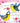 ALEX CLARK 'SUNSHINE BIRDS' LARGE FOIL BIRTHDAY CARD