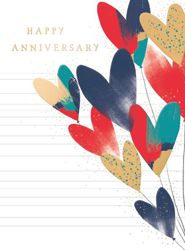 ANNIVERSARY CARD - HEARTS