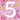 5th Birthday - Pink Butterflies