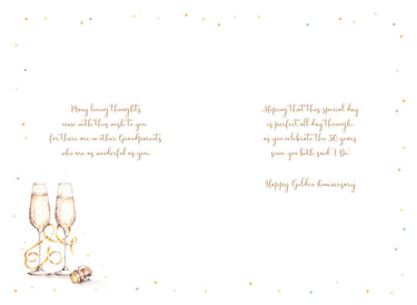 GRANDPARENTS 50TH WEDDING ANNIVERSARY