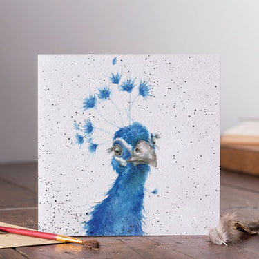 Wrendale - The Poser Peacock Card