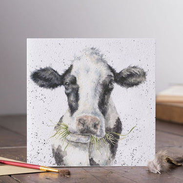 Wrendale - Milk Maid Cow Card