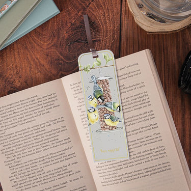 Wrendale - Blue Tit Bookmark - Bon Appetit