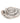 Large Stone Resin Rose - Ornament