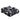 Boo Throw by Bedlam in Black 120 x 150cm