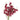 Single Artificial Flowers Dark Pink Mini Orchid Stem 80cm