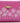Moonflower Tri Fold Bee Purse Pink