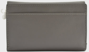 Calista Tri Fold Purse Grey