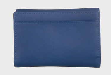 Suri Large Tri Fold Purse Blue