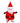 Santa Fabric Shelf Sitter ~S