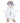 Snowman Fabric Shelf Sitter