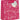 BAG MEDIUM HAPPY BIRTHDAY SCRIPT PINK