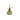 Green Ribbed Glass Plant Mister, 15cm