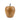 Apple Ornament - Mango Wood with Metal Stem