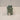 Green Ceramic Led House With Single Snowflake