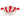 16cm Candy Bowl – Red/White