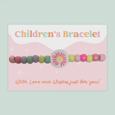 Flower - Children's Beaded Bracelet