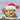 COW IN SANTA HAT