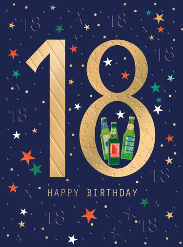 18th Birthday Card - Male