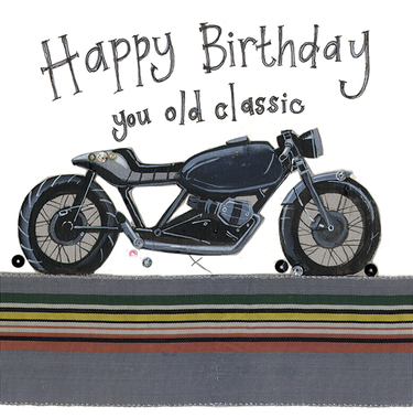 ALEX CLARK 'OLD CLASSIC' BIRTHDAY CARD