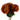 Single Artificial Flowers Extra Large Reflex Chrysanthemum - Orange 75cm