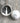 Half porcelain bauble-Merry Christmas