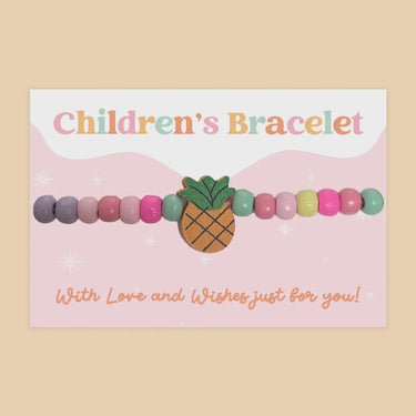 Pineapple - Children's Beaded Bracelet