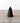 Matt Black Tree Ornament, 12cm