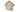 15cm LED House Ornament