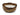17cm Bark Edge Wood Candle
