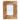 Dark Brown Wedge Photo Frame Mango Wood 4x6"