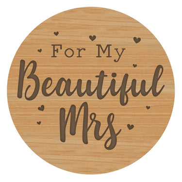 Scentiment Lid - For my Beautiful Mrs *