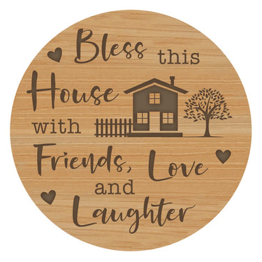 Scentiment Lid - Bless this house with Friends Love and Laughter