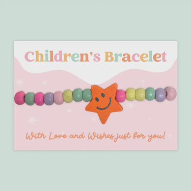 Red Star - Children's Beaded Bracelet