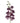 Single Artificial Flowers Phalaenopsis Orchid Purple Stem 100cm